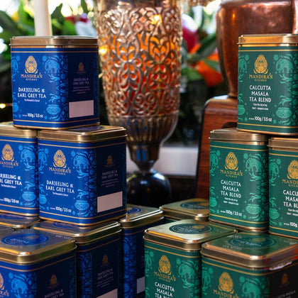 Calcutta Masala and Darjeeling and Earl Grey Single Estate Premium Two Tin Set - Mandira's Kitchen