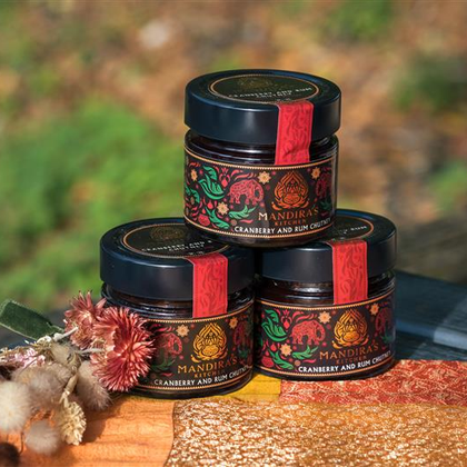 Cranberry and Rum Chutney - Mandira's Kitchen