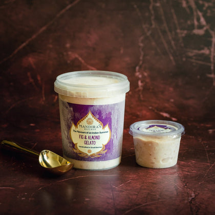 Fig and Almond Gelato - Large - Mandira's Kitchen