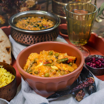Navratan Korma (Nine Vegetable Curry) - Mandira's Kitchen