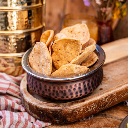Spiced Crackers 150 gm pack - Mandira's Kitchen