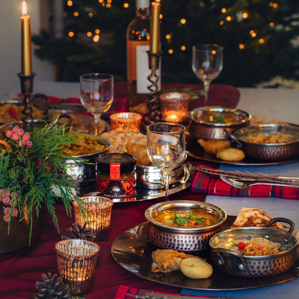Twixmas Banquet for Four - Mandira's Kitchen