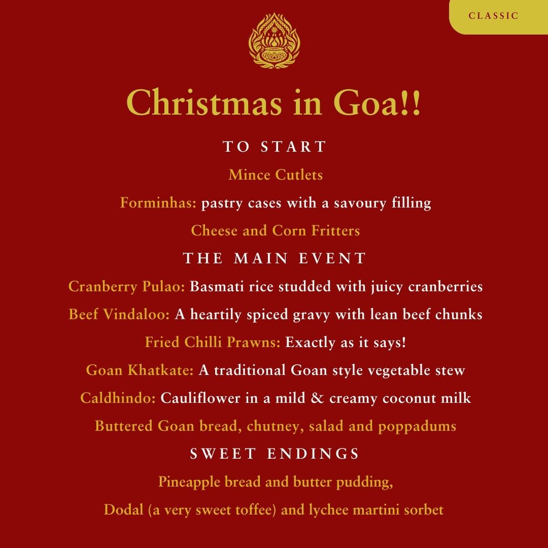 'A Goan Christmas' - 14th & 15th December 2023 - Spice & Splendour - Part Four