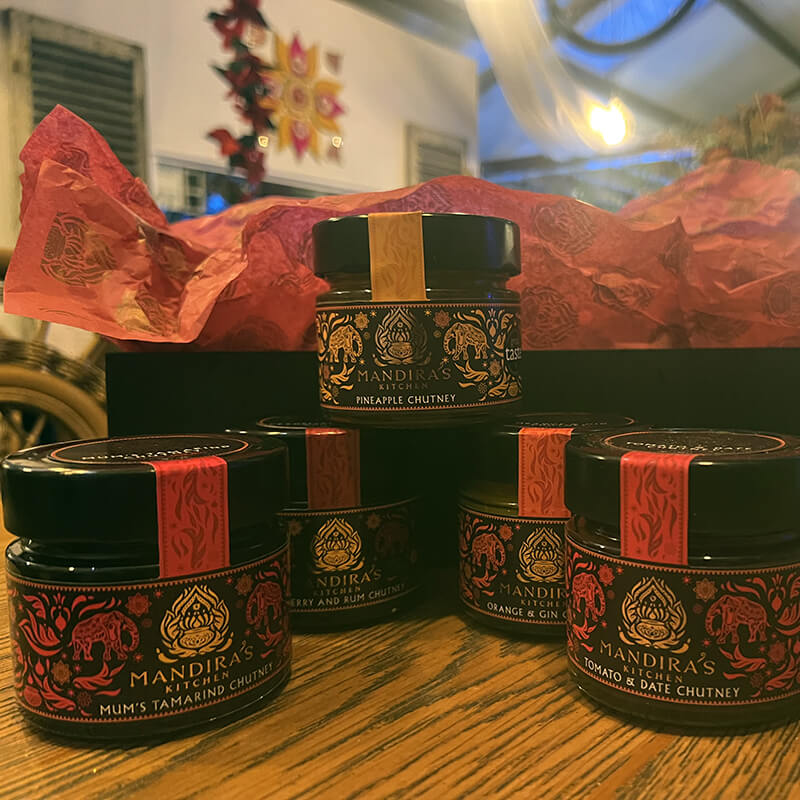 Gift Box with any 4 Chutneys