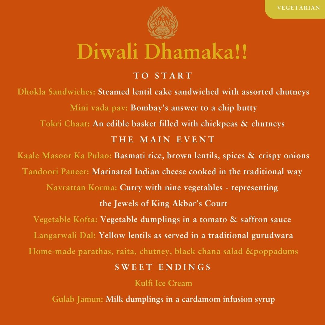 'Diwali Dhamaka' - 16th & 17th November 2023 - Spice & Splendour - Part Two