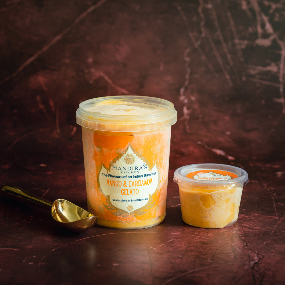 Mango and Cardamom Gelato
