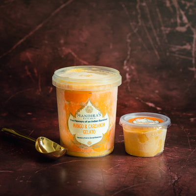 Mango and Cardamom Gelato