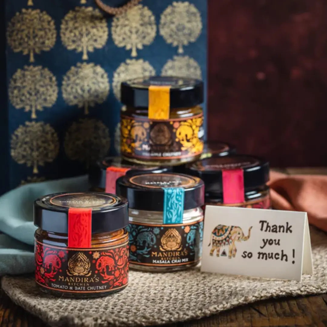 Our Chutney Collection available at Mandira's Kitchen