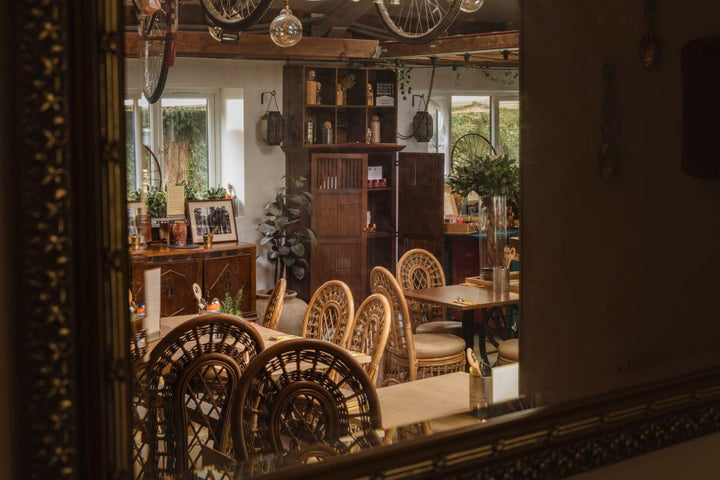 The barn at Mandira's Kitchen set for a celebration