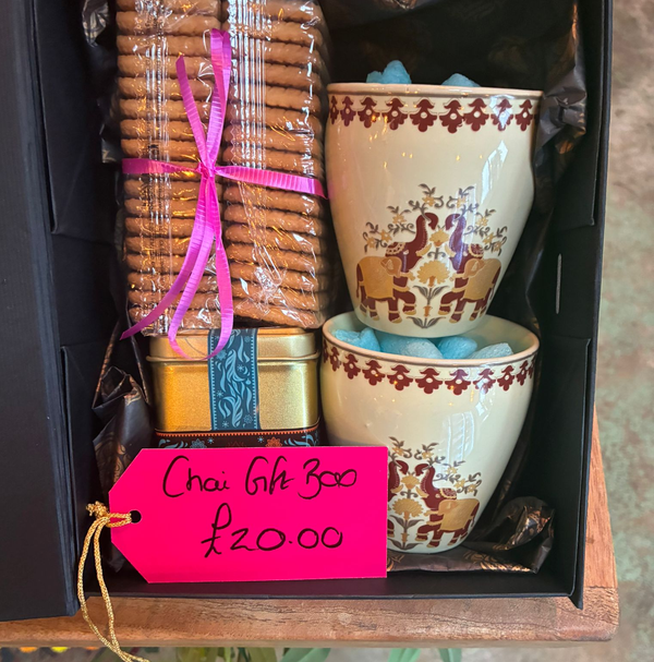 Chai, Cups & Biscuits Gift Box - Mandira's Kitchen