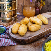 Kaju Corn Rolls (Cashew and Sweetcorn rolls)