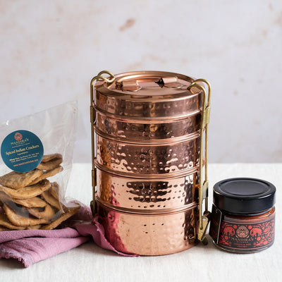 Copper Tiffin Carrier