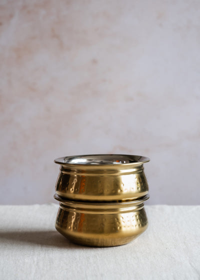Insulated Brass Serving Dishes (set of 2)