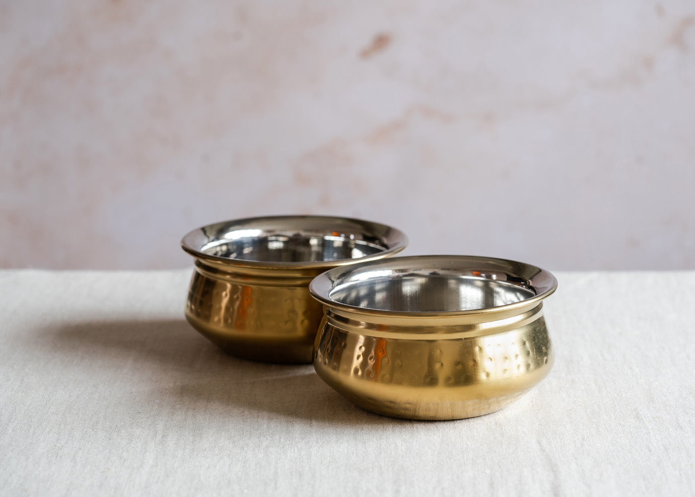 Insulated Brass Serving Dishes (set of 2)