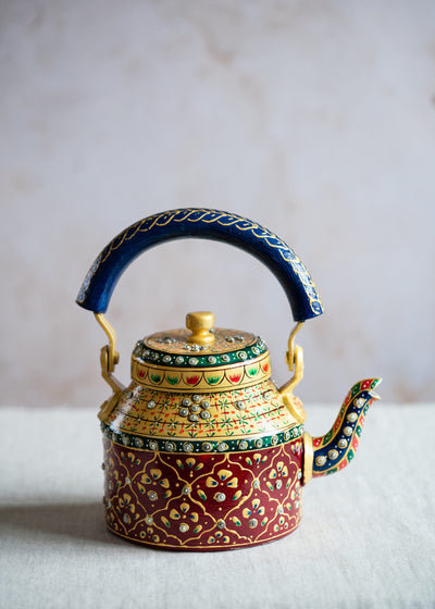 Vintage Style Hand-painted Kettle