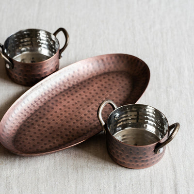 Brass Chutney Serving Set