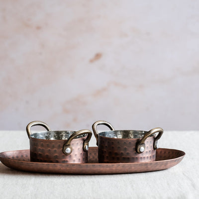 Brass Chutney Serving Set